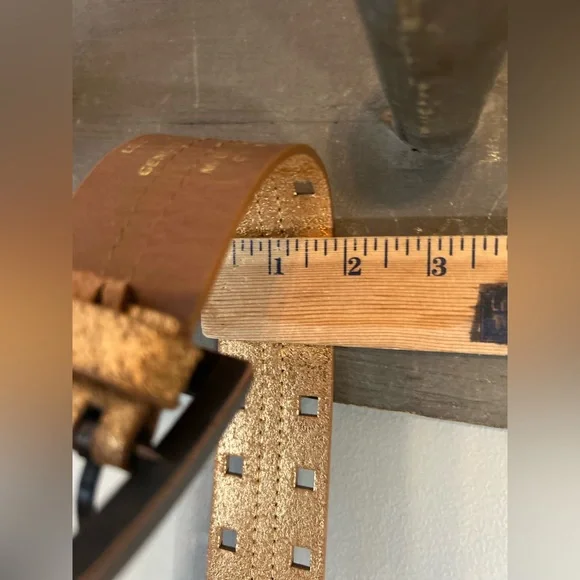 Vinage le château leather belt - Picture 5 of 9